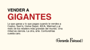 Vender a gigantes